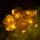 RETLUX RXL 22 20LED RATTAN BALLS WW 0,5 M, vánoční osvětlení - ratanové LED koule, teplá bílá DOPRODEJ
