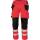 KNOXFIELD HI VIS 310 FL kalhoty červená