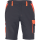 CERVA MAX VIVO šortky černá/oranžová