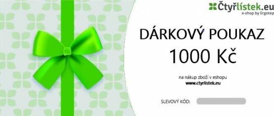 Dárkový poukaz 1000 Kč