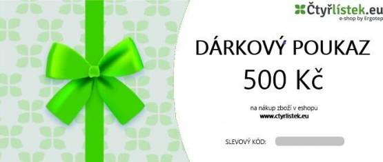 Dárkový poukaz 500 Kč