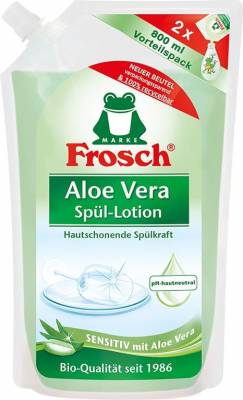 Frosch EKO Prostředek na mytí nádobí Aloe vera – náhradní náplň (800 ml)