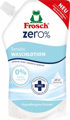 Frosch EKO ZERO% Tekuté mýdlo pro citlivou pokožku – náhradní náplň (500 ml)