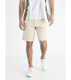 Bavlněné chino kraťasy Bochinobm, béžová