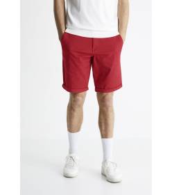 Bavlněné chino kraťasy Bochinobm, červená
