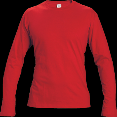 CERVA CAMBON tričko dlouhý rukáv červená