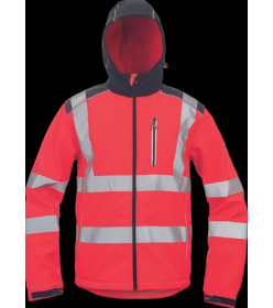 KNOXFIELD HVPS softshell bunda červená