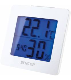 SENCOR SWS 1500 W TEPLOMĚR S HODINAMI
