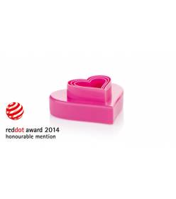 TESCOMA Oboustranná vykrajovátka srdce DELÍCIA 6 velikostí