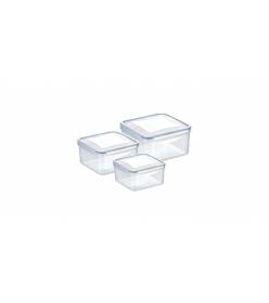 TESCOMA Dóza FRESHBOX 3ks, 0.4, 0.7, 1.2 l, čtvercová