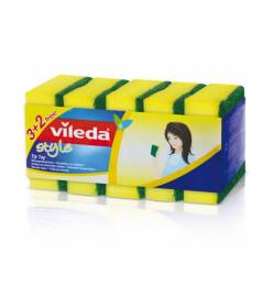 Vileda Style Tip Top houbička 3+2 ks