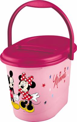 Keeeper Koš na pleny karol "Minnie" růžový