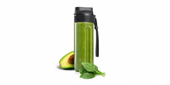 TESCOMA Smoothie láhev PRESIDENT 0,6 l, antracitová