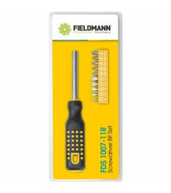 FIELDMANN FDS 1007-11R Šroubovák + bity