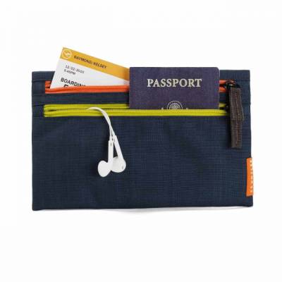 Crumpler Zippie Travel Pouch - dk. navy/carrot