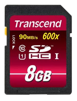 Transcend SDHC 8GB Class 10 UHS-I TS8GSDHC10U1, paměťová karta