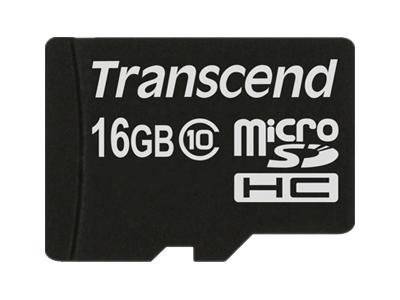 Transcend microSDHC 16GB Class 10 TS16GUSDC10, paměťová karta