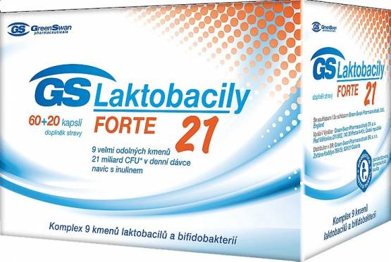 GreenSwan GS Laktobacily Forte21 60 kapslí