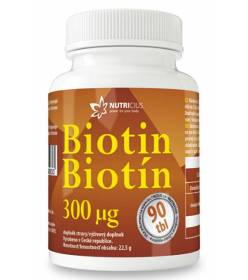 Nutricius Biotin 300 mcg 90 tablet