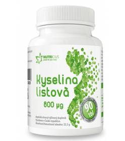 Nutricius Kyselina Listová 800 mcg 90 tablet
