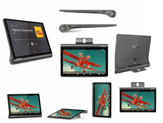 Lenovo YOGA SMART TAB 10 ZA530021CZ, tablet šedý
