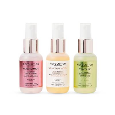 Revolution Sada mini sprejů Mini Essence Spray Kit: So Soothing 3 x 50 ml