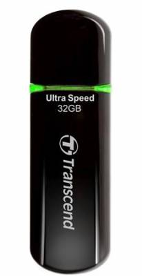 Transcend JetFlash 600 32GB, USB 2.0 flash disk, černo/zelený, TS32GJF600