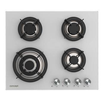 CONCEPT PDV7160wh Plynová deska vestavná 60 cm WHITE