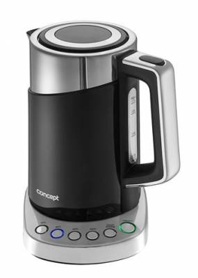 Concept RK3171 Rychlovarná konvice s termoregulací 1,7 l černá