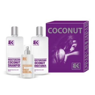 Brazil Keratin Dárková sada pro suché a poškozené vlasy Coconut Set