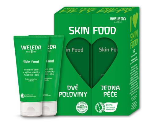 Weleda Dárková sada Skin Food pro spřízněnou duši 75 ml +75 ml