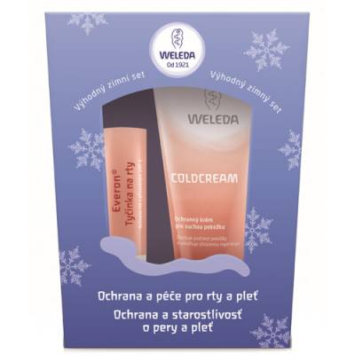Weleda Zimní set s ochranou a péčí pro rty a pleť