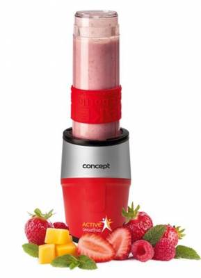 CONCEPT SM3382 Smoothie maker Active Smoothie 500 W červený 1 x 570 ml