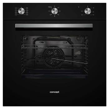CONCEPT ETV7060 Elektrická multifunkční trouba vestavná 60 cm BLACK