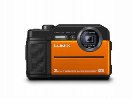 Panasonic DC-FT7EP-D, 20,4Mpx,4,6x zoom, 28mm, 4K, LED light, vodotěsný 31m, oranžový