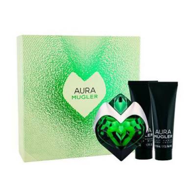 Thierry Mugler Aura Mugler - EDP 50 ml + tělové mléko 50 ml + sprchové mléko 50 ml