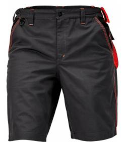 KNOXFIELD SHORTS antracit/červená