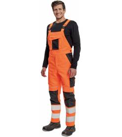 CERVA MAX VIVO HV kalhoty s laclem oranžová