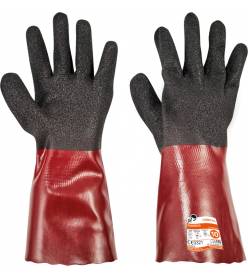 CERVA CHERRUG rukavice černá/červená