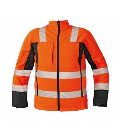 CERVA MALTON SOFTSHELLOVÁ BUNDA HV oranžová