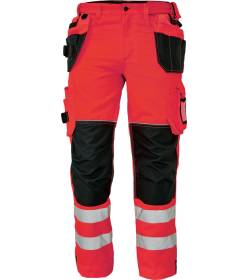 KNOXFIELD HI VIS 310 FL kalhoty červená