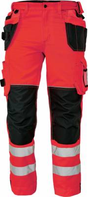 KNOXFIELD HI VIS 310 FL kalhoty červená