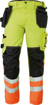 KNOXFIELD HI VIS 310 FL kalhoty žlutá/oranžová