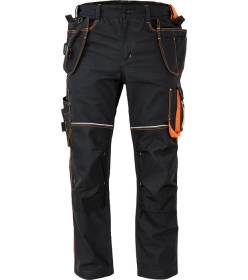 KNOXFIELD 320 kalhoty antracit/oranžová