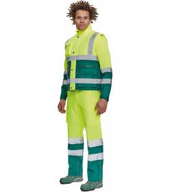 CERVA HELLIN HV vesta žlutá/navy