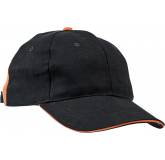 KNOXFIELD kšiltovka černá/oranžová