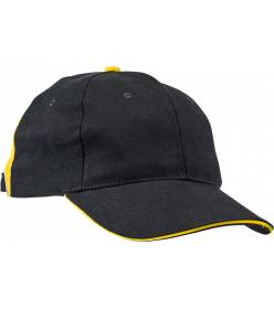 KNOXFIELD kšiltovka černá/žlutá