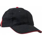 KNOXFIELD kšiltovka černá/červená