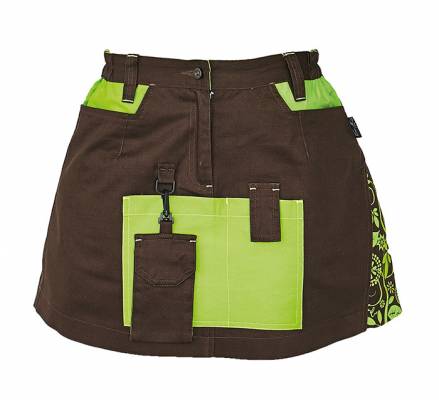 CRV YOWIE SUKNĚ hnědá/zelená