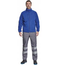 CERVA BHADRA fleecová bunda royal modrá